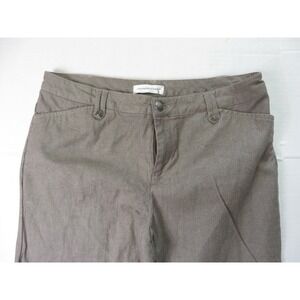 Womens Christopher Banks Light Brown Cotton Blend Pants Size 6 Actual 32X32